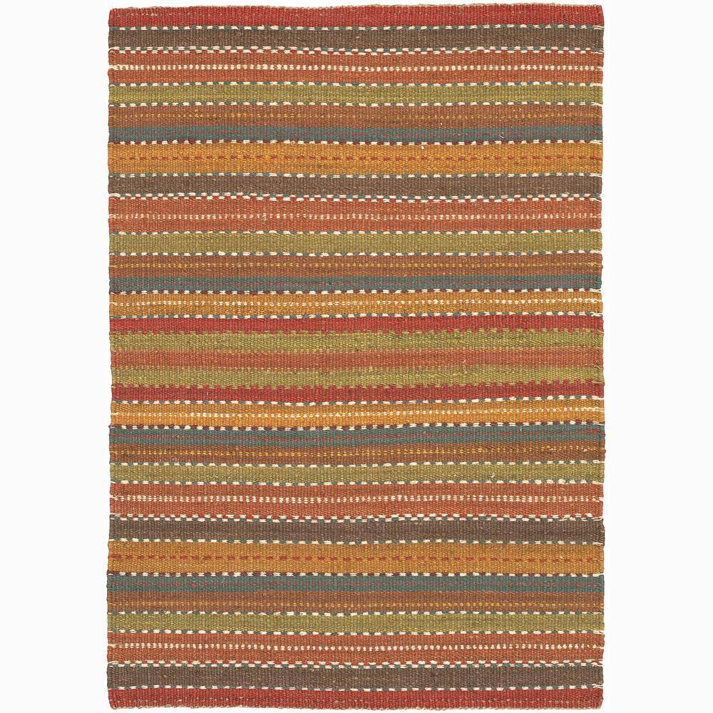 Artist's Loom Hand-woven Casual Reversible Natural Eco-friendly Jute Rug (9'x13') - multi