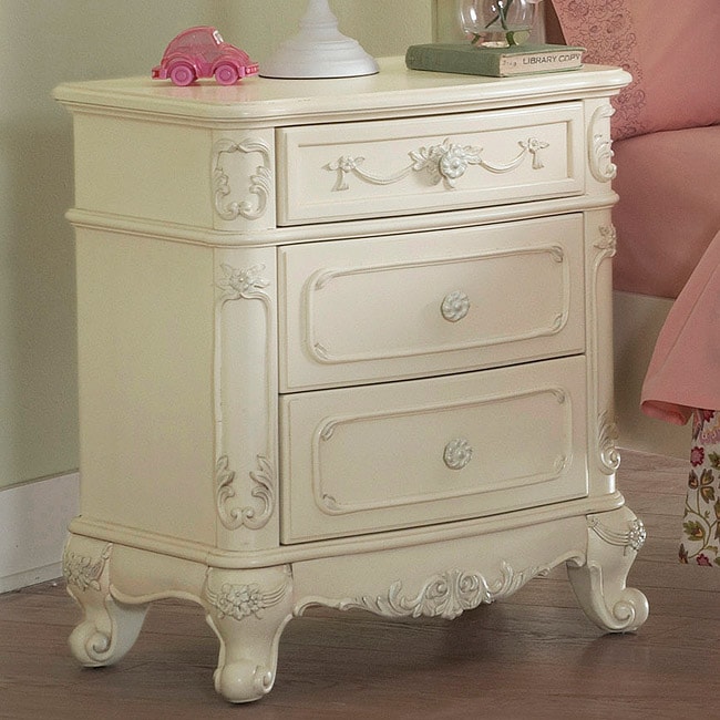 Fairytale Victorian Princess White Nightstand (set Of 2)