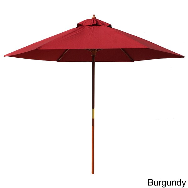 10ft Patio Market Umbrella Replacement Canopy Cover Terra Cotta Cover Only