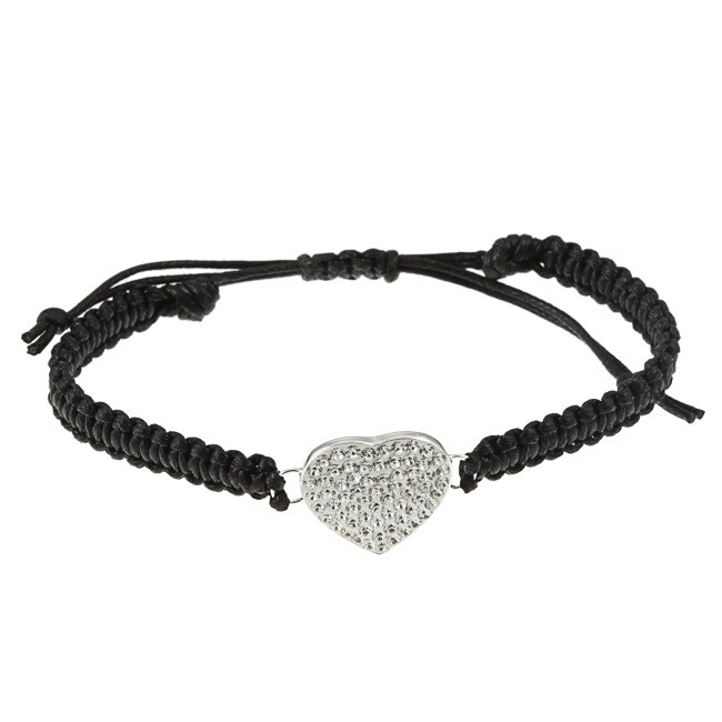 macrame bracelet heart