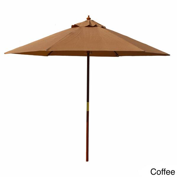 Shop International Caravan Balau 8 Foot Push Up Patio Umbrella