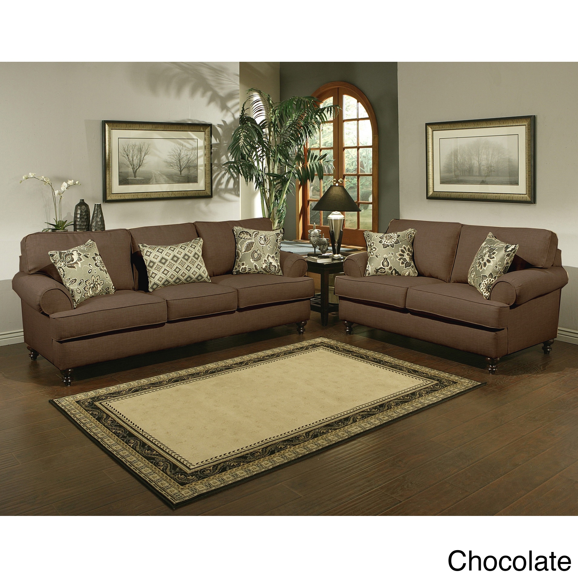 Furniture Of America Prosper Sofa And Loveseat Furniture Set