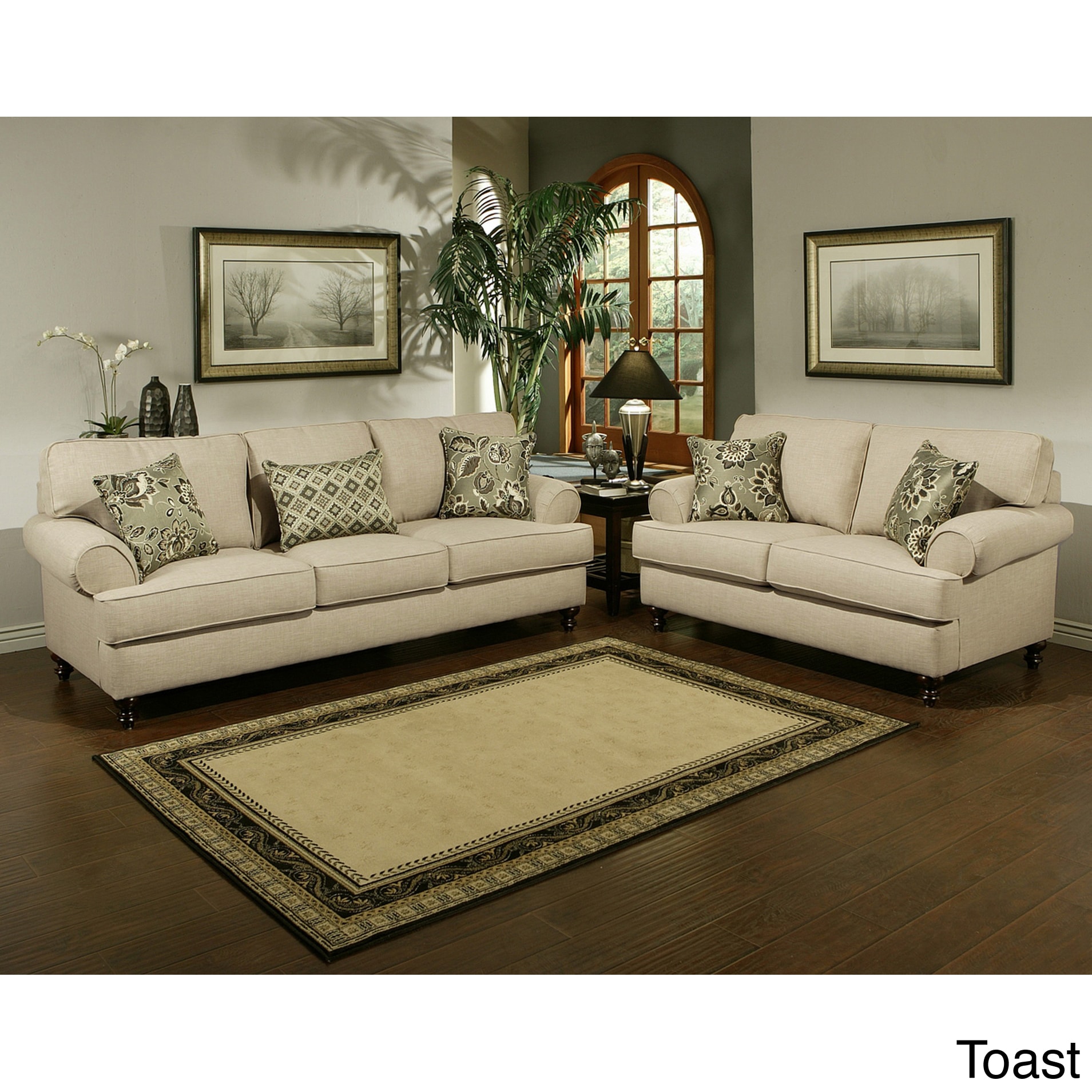 Furniture Of America Prosper Sofa And Loveseat Furniture Set