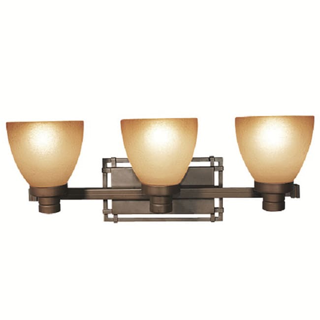 Woodbridge Lighting Wayman 3 light Bronze Bath Bar