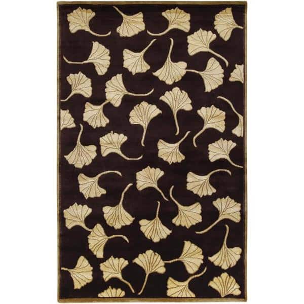 slide 2 of 5, Hand-knotted Meadow Wool Area Rug - 9' x 13'/Surplus Brunette/Tan - 9' x 13'/Surplus