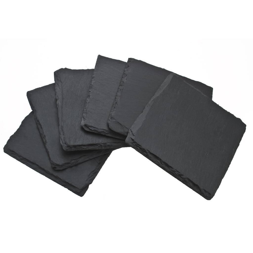 Thirstystone Natural Slate Drink Coasters (Set of 6)
