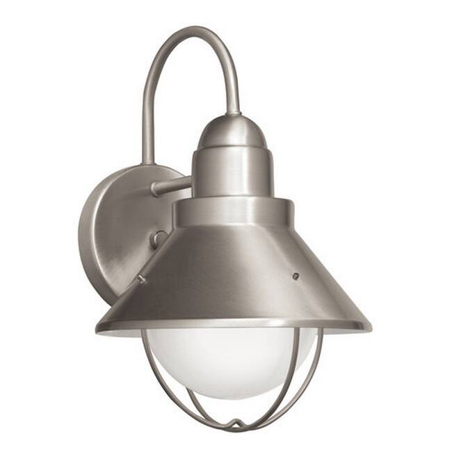 Springfield Medium 1-Light Nickel Wall Mount