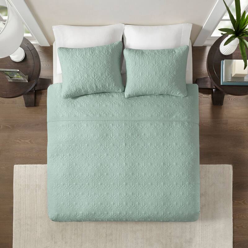 Madison Park Mansfield Reversible Quilt Set