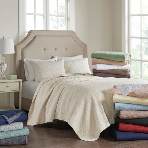 Madison Park Mansfield Reversible Coverlet Set