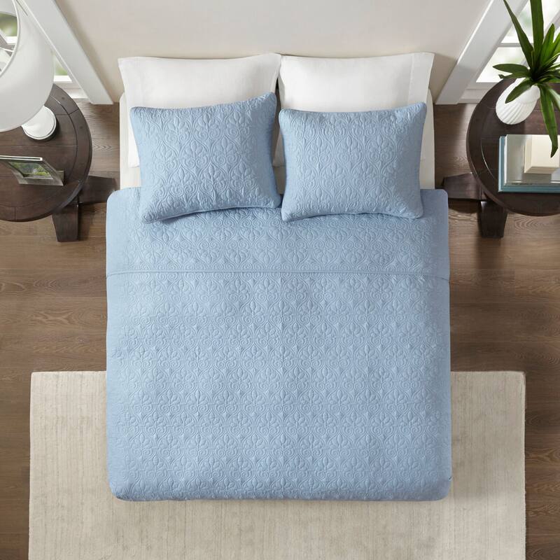 Madison Park Mansfield Reversible Quilt Set