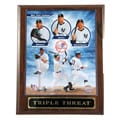Yankees Triple Threat Plaque