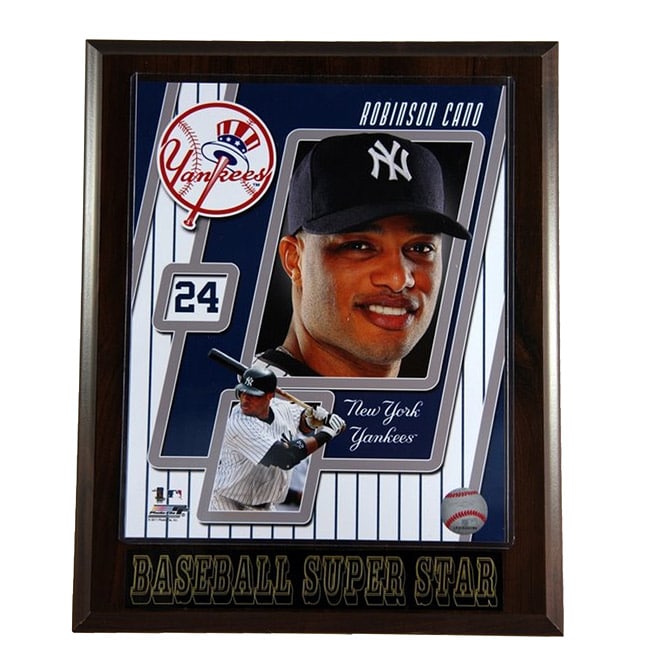 New York Yankees Robinson Cano #24 Plaque