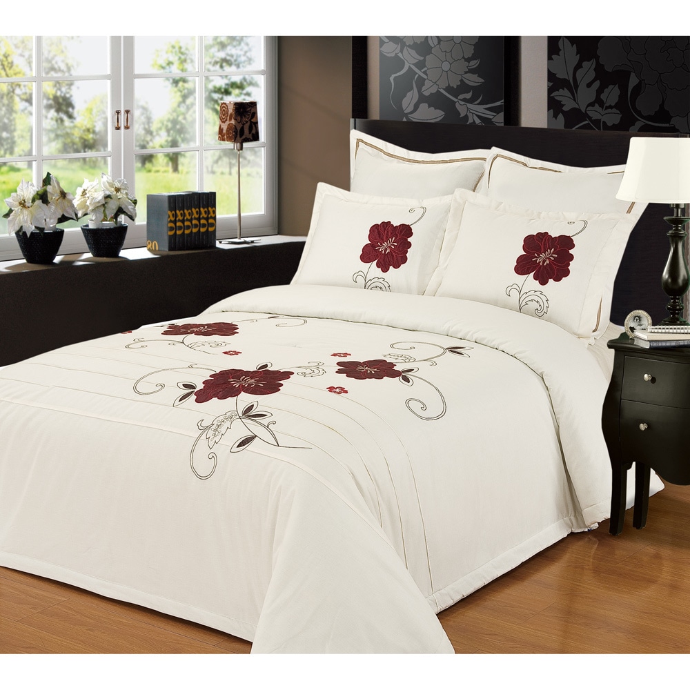 Poppy Vine 3 piece Comforter Set