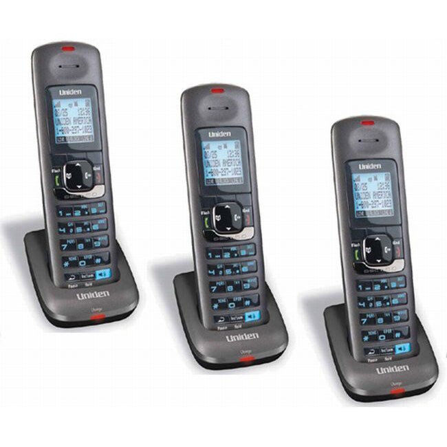 Uniden DCX400 DECT 6.0 Expandable Cordless Phone Handset (Pack of 3) Main base not included