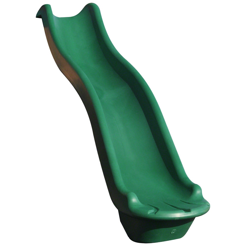 Kidwise 7 Ft Deck Height Green Rave Slide Upgrade For Play Sets Overstock 5985713