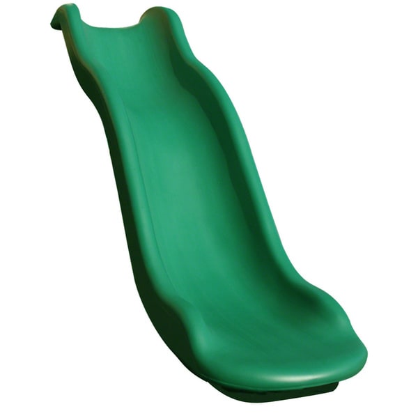 KidWise 5-foot Deck Height Green Rave Slide Upgrade for Play Sets