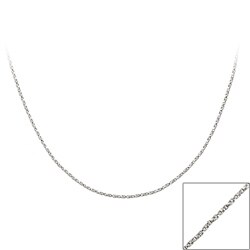 Shop Fremada Sterling Silver 1.1mm Twisted Box Link Chain ...