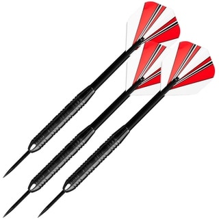 23 Gram Steel Tipped Darts - Tournament Competition Accessory Set by Trademark Games