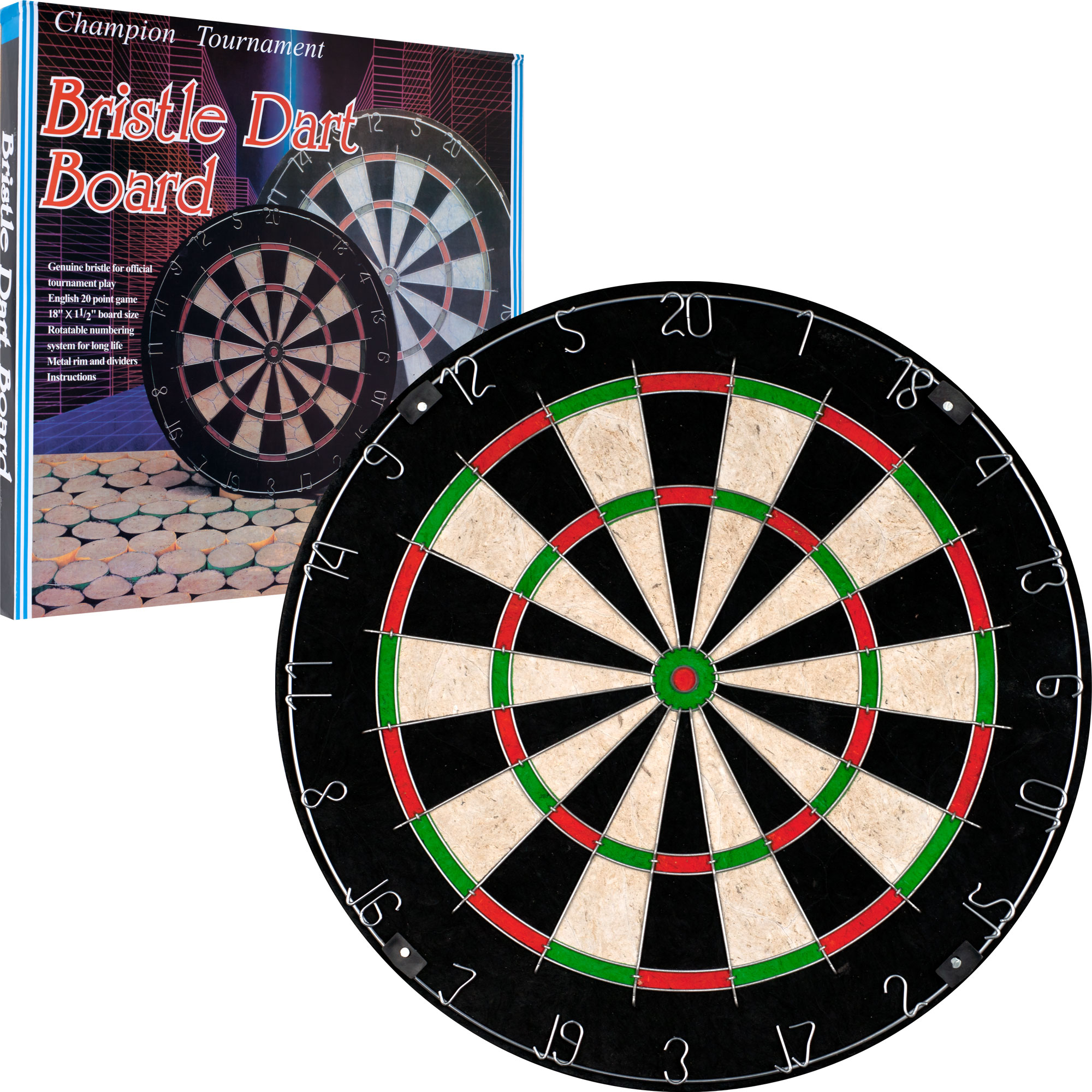 Trademark Games Champion Tournament Bristle Dartboard