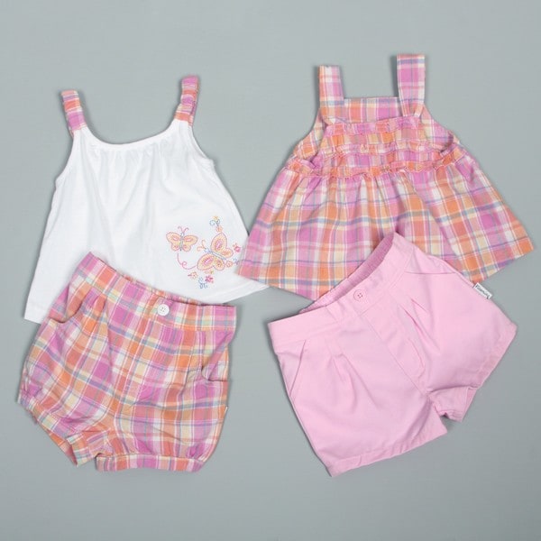 Vitamins Infant Girls 4 Piece Short Set