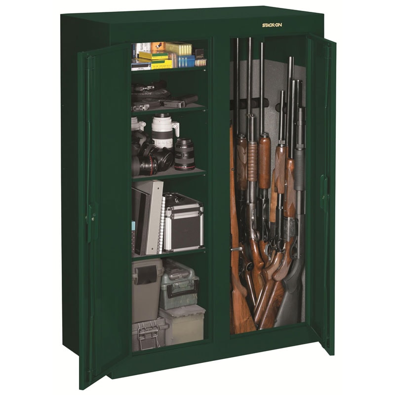 shop stack-on double door steel security cabinet - free shipping