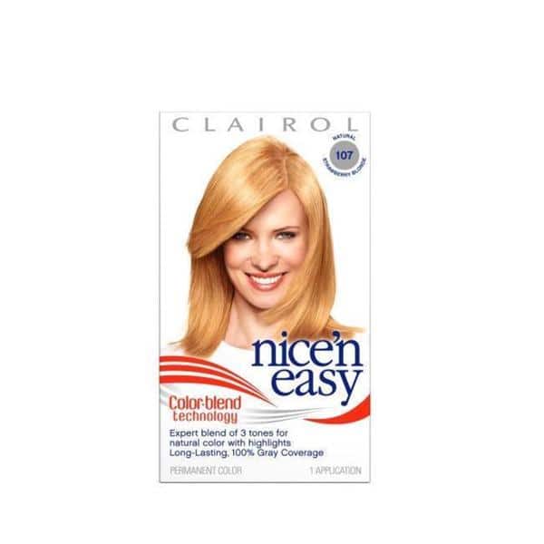 Shop Clairol Nice N Easy Colorblend 107 Strawberry Blonde Hair