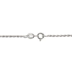 Mondevio Sterling Silver 18 inchTwisted Rope Chain Necklace Mondevio Sterling Silver Necklaces