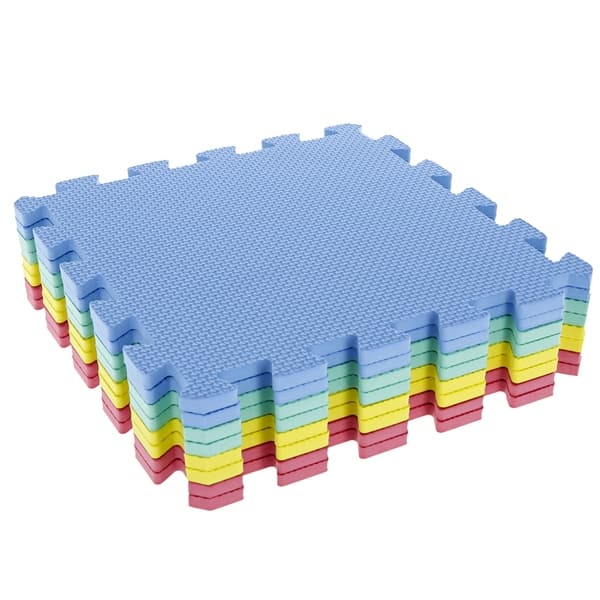Foam Mat Floor Tiles Interlocking Eva Padding 8 Piece Foam Mat Floor Tiles Interlocking