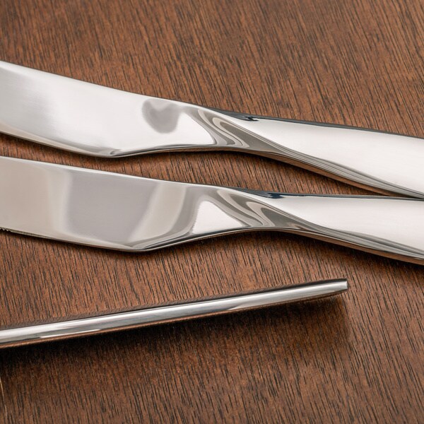Sasaki Axis 45-piece Stainless Steel Flatware Set - Bed Bath