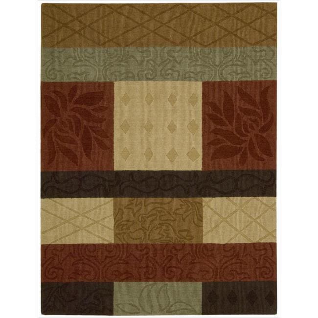 Nourison Hand-tufted Panache Multicolor Floral Rug - Multi - 8' x 11"