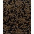 Artist's Loom Hand-tufted Transitional Floral Wool Rug - 6' x 9'