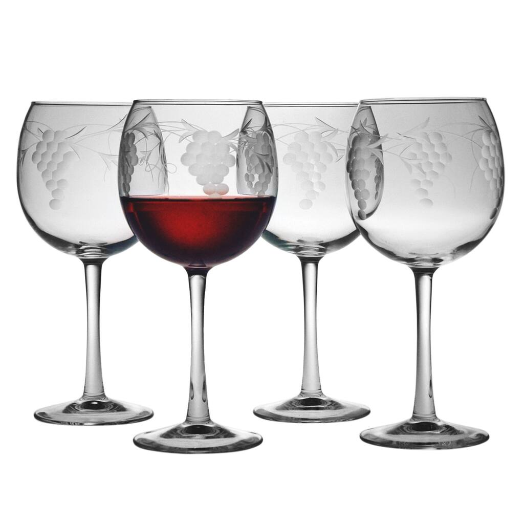 Sonoma Handcut Red Wine Glasses (Set of 4)