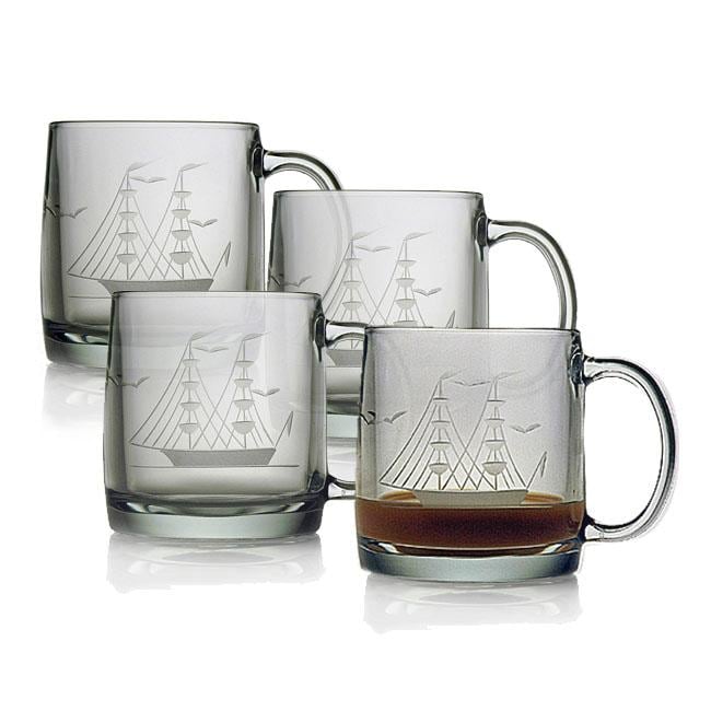 clear glass coffee mug sets