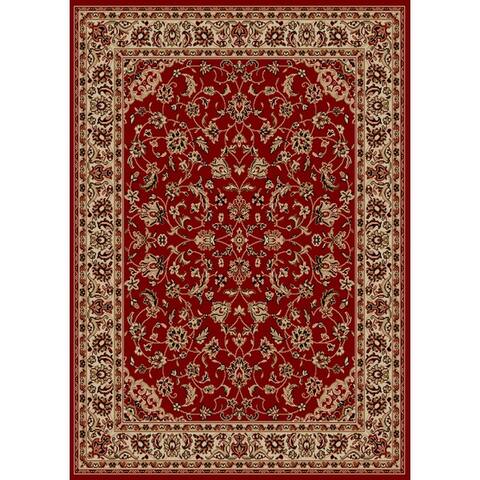 Admire Home Living Amalfi Traditional Oriental Floral Pattern Area Rug