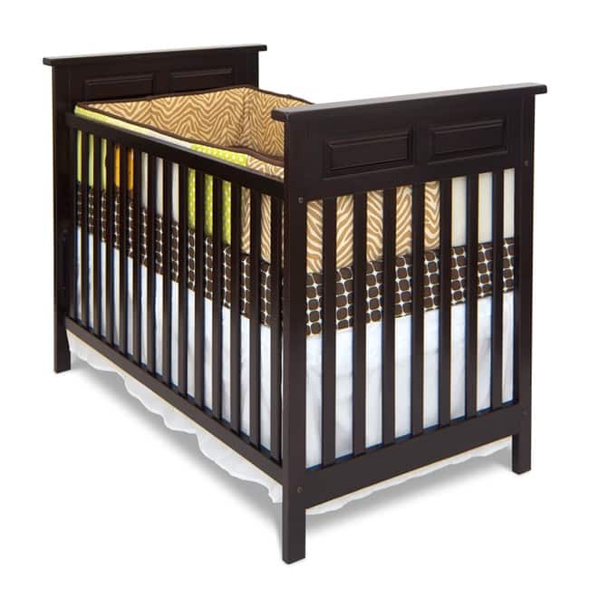 Logan Traditional Jamocha Stationary Crib