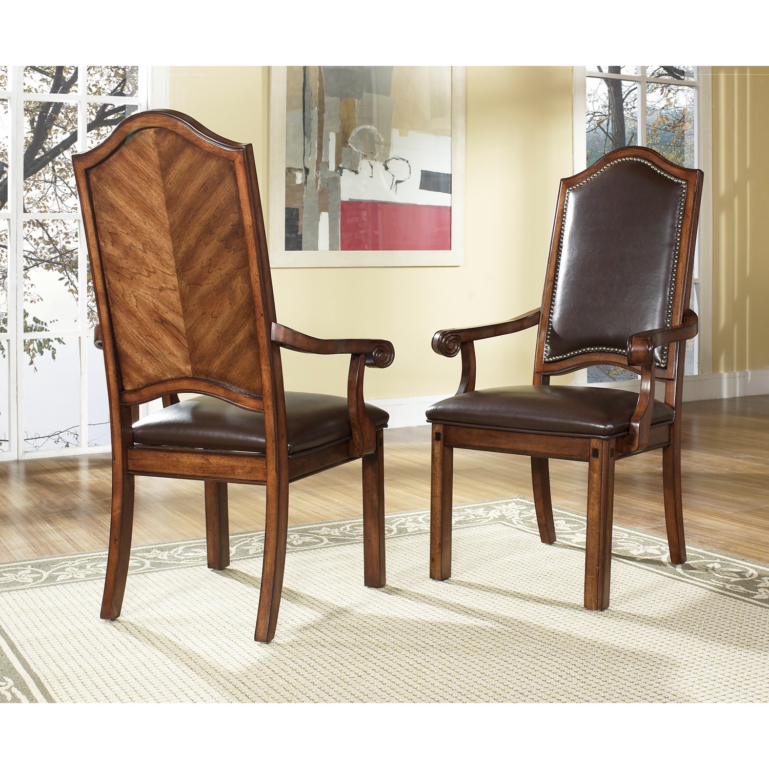 Somerton Dwelling Barrington Arm Chairs (set Of 2)