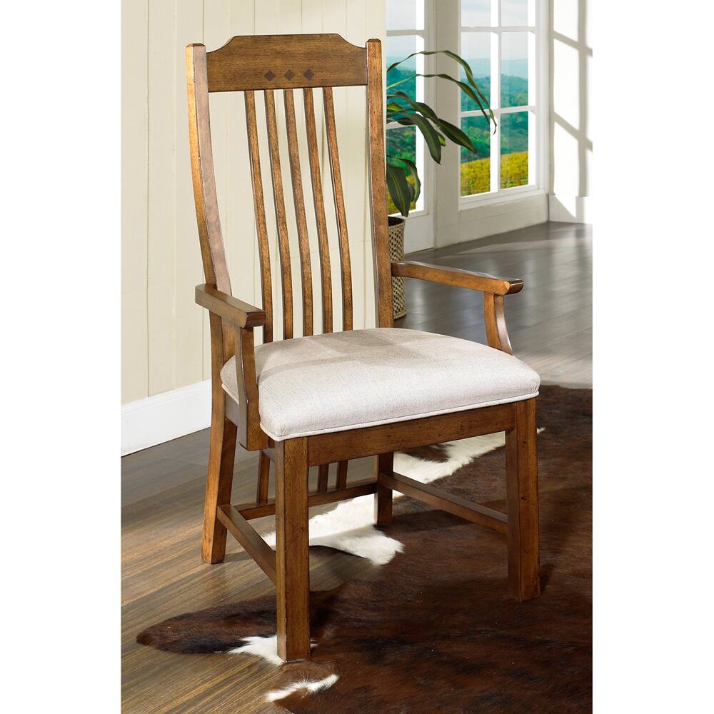 Somerton Dwelling Craftsman Dining Arm Chairs (Set of 2)