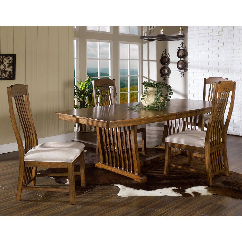 Somerton Dwelling Craftsman Trestle Table