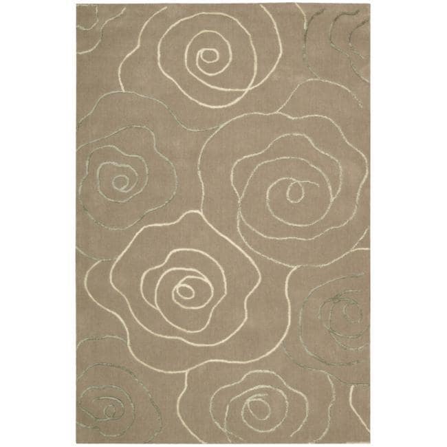 Cambria Beige Wool Blend Rug (8 x 10)