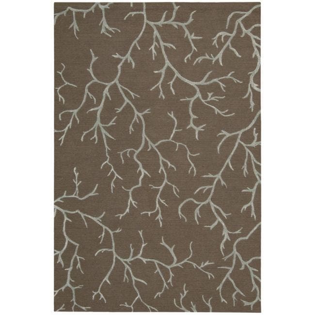 Cambria Brown Wool Blend Rug (8 x 10)