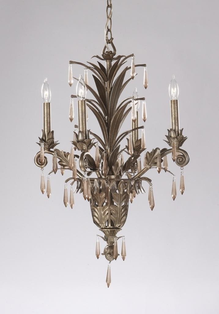 Gilded Bronze Finish 4 light Chandelier  ™ Shopping