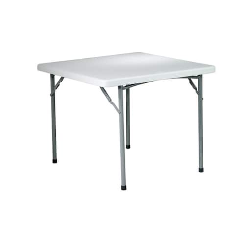 Office Star 36-inch Square Multi-purpose Plastic Folding Table