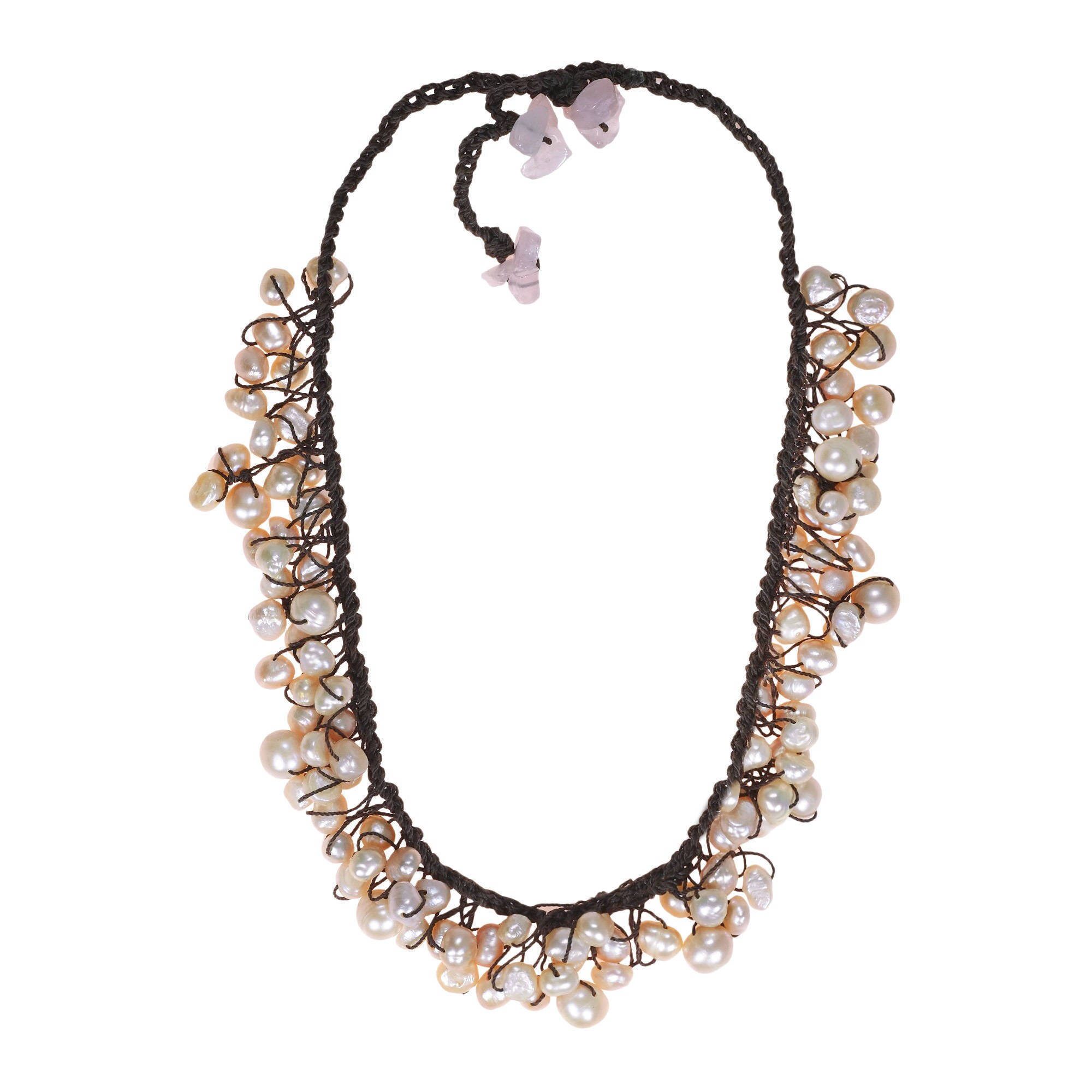 necklace rose quartz