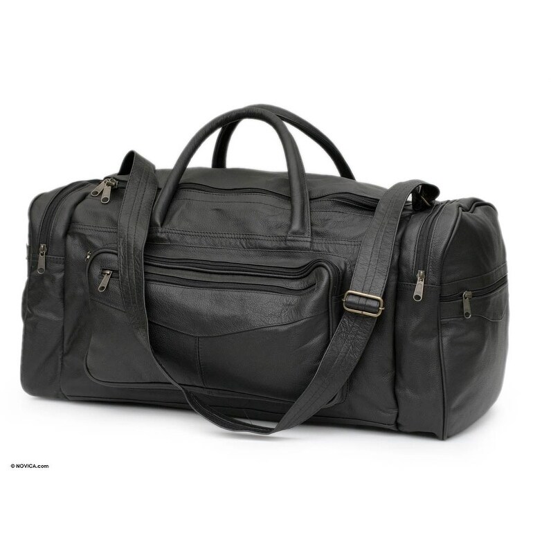 soft leather travel bags