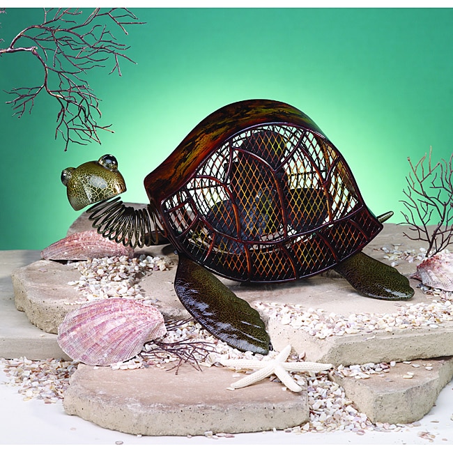 Deco Breeze Dbf0378 Sea Turtle Figurine Fan