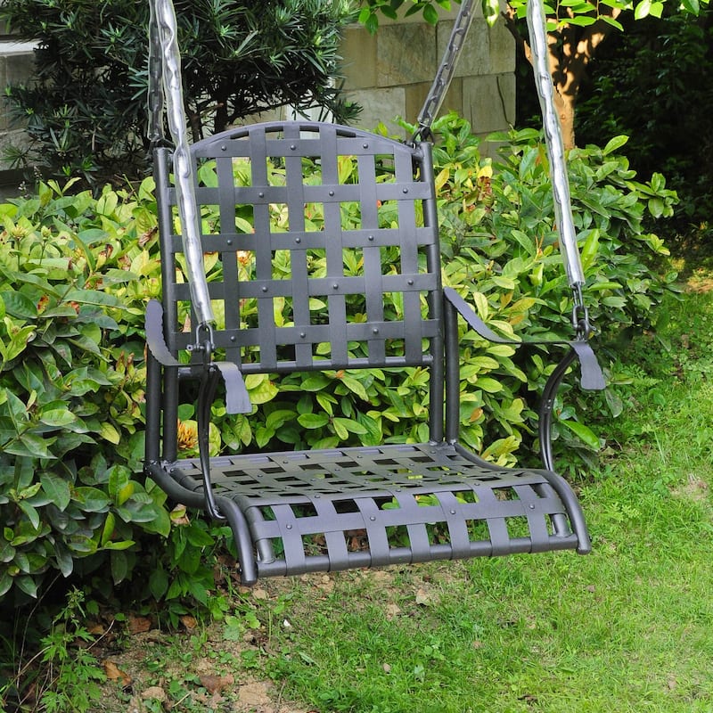 Santa Fe Iron Nailhead Single Porch Swing
