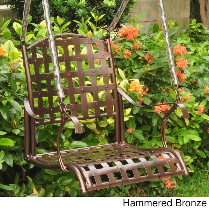 Santa Fe Iron Nailhead Single Porch Swing