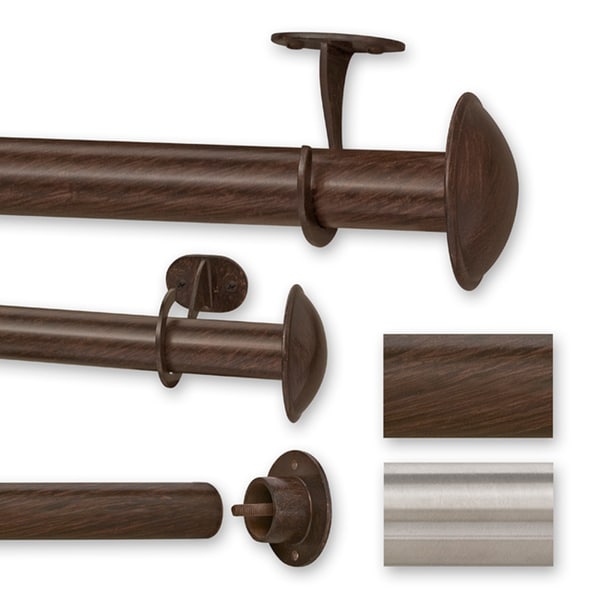 Pinnacle Indoor/Outdoor Adjustable Curtain Rod  Free Shipping Today  Overstock.com  13688865