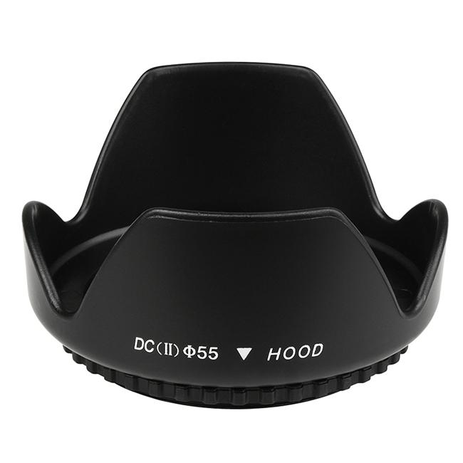 Shop INSTEN Black 55mm Camera Lens Hood - Free Shipping On Orders Over ...