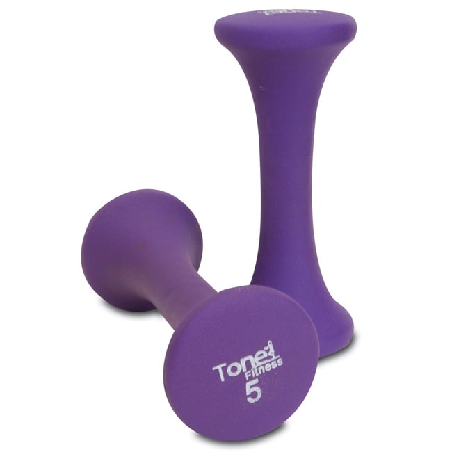 Tone Fitness 10 Lb Dumbbell Weight Set